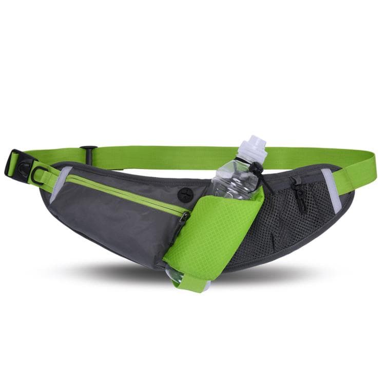 Multifunctional Fitness Water Bottle Waist Bag Waterproof Outdoor Sports Running Phone Pouch(Green)