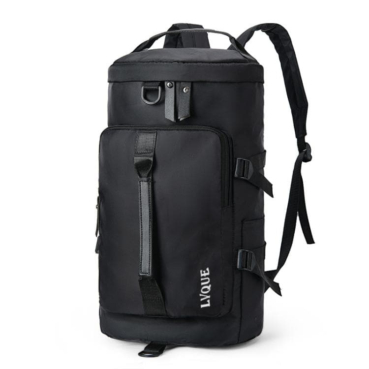 Multifunctional Travel Backpack Large Capacity Portable Drum Bag Sports Bag(Black)