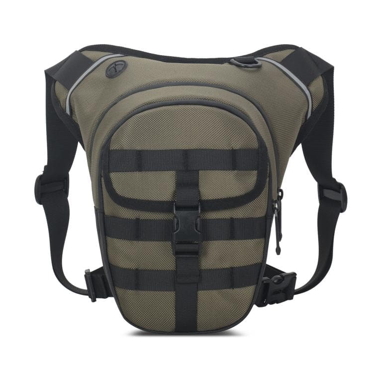 Outdoor Multi-Functional Leg Strap Waist Bag Large Capacity Waterproof Cycling Leg Bag(Green)