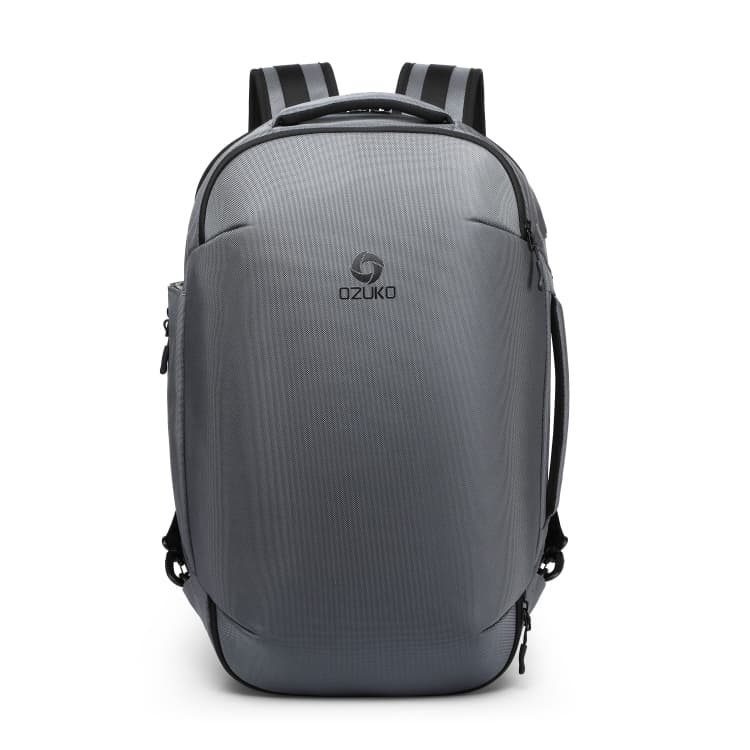 Ozuko 9216 Large Capacity Male Waterproof Business Outdoor Travel Shoulder Backpack Size: Large, 20 Inch(Grey)