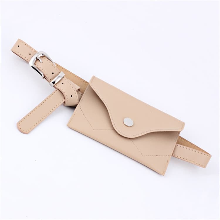 PU Leather Belt for Women, with Removable Mini Phone Bag