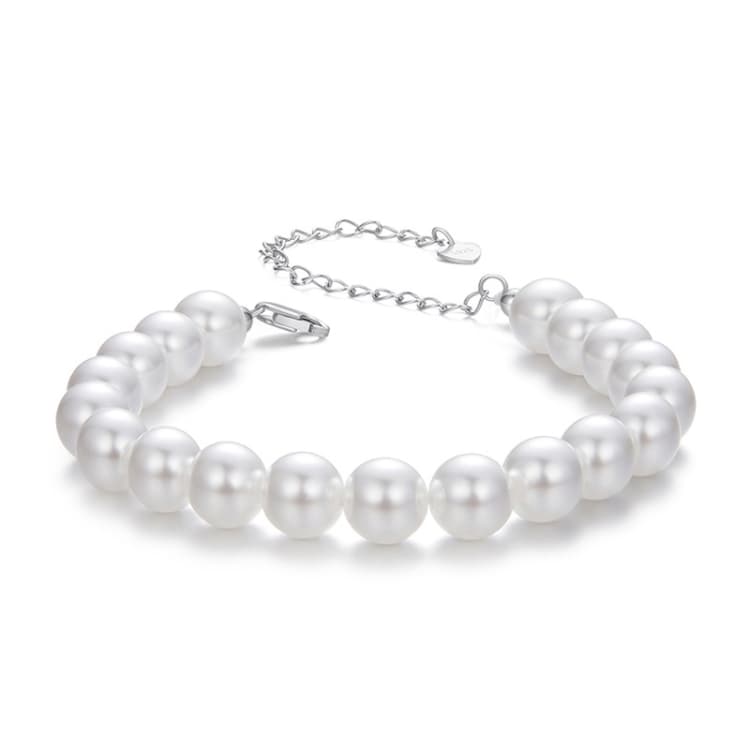 Bracciale elegante in perla e argento sterling S925 (5mm)