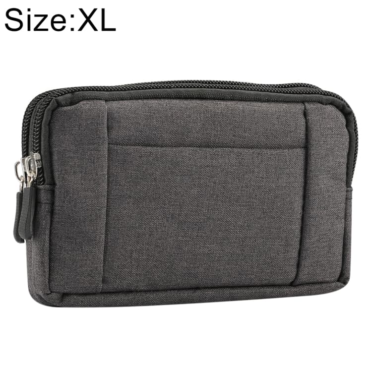 Sports Denim Universal Phone Bag Waist Bag for 6.4~6.5 inch Smartphones