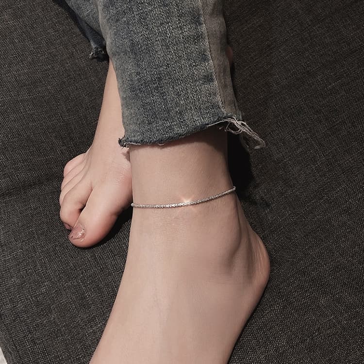 Sterling Silver Gypsophila Beanie Ladies Bracelet, Specification:JL0004 Anklet