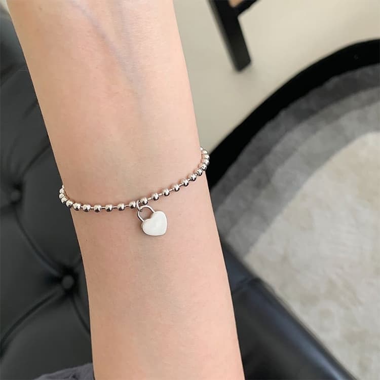 Sterling Silver Gypsophila Beanie Ladies Bracelet, Specification:SL0700