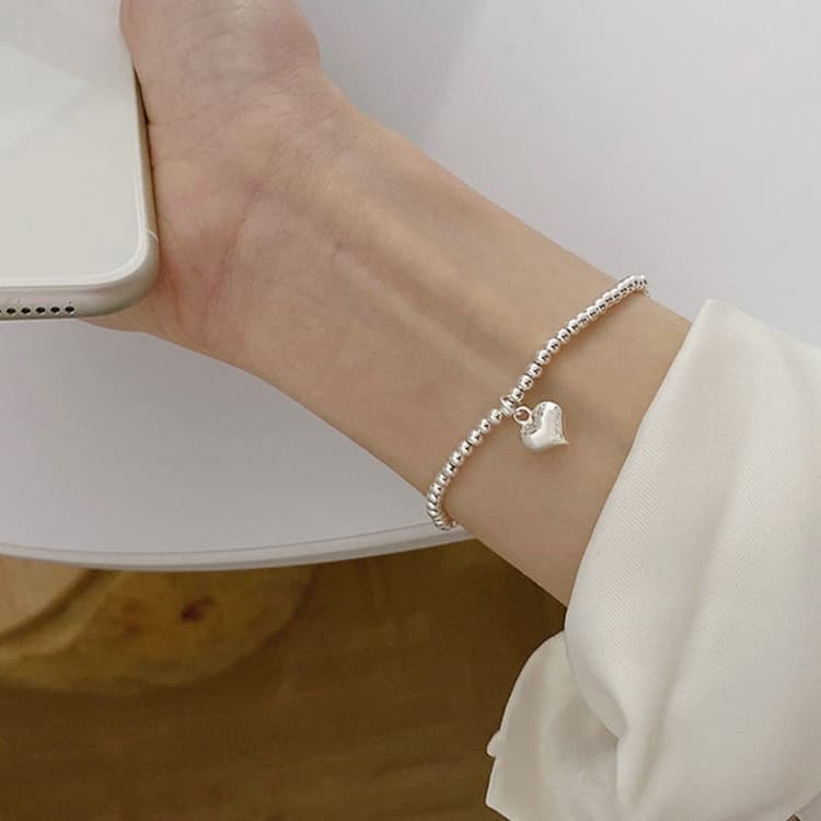 Sterling Silver Vintage Open Bracelet Hand Decoration, Specification:SL0456