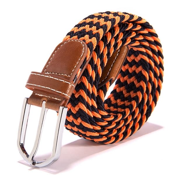Stretch Canvas Woven Waistband for Men / Women, Length:105cm(No.16 Color)