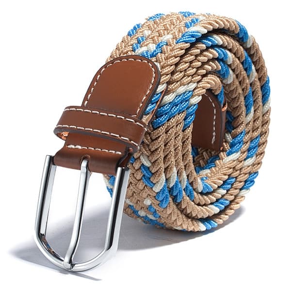 Stretch Canvas Woven Waistband for Men / Women, Length:105cm(No.20 Color)