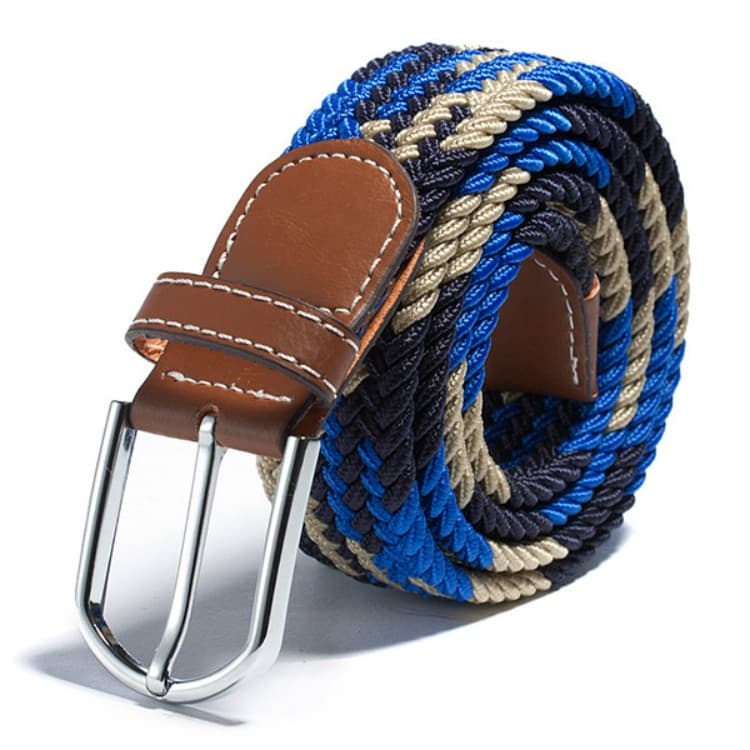 Stretch Canvas Woven Waistband for Men / Women, Length:105cm(No.21 Color)