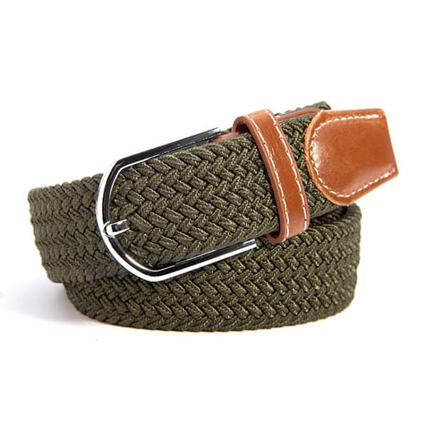 Stretch Canvas Woven Waistband for Men / Women, Length:105cm(No.5 Color)