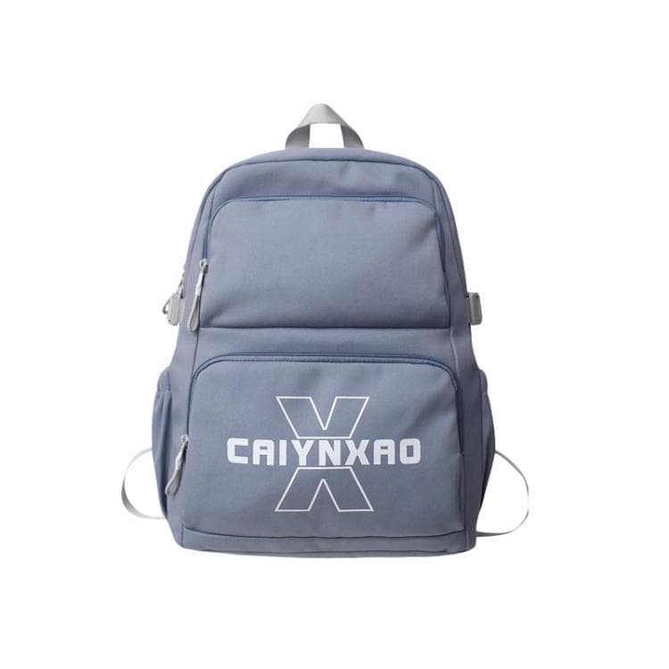 Unisex Large Capacity Lightweight Backpack for College Students Durable Water-Resistant School Bookbag(Gray Blue)