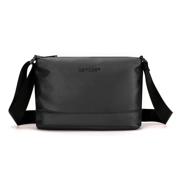 WEPOWER Simple Shoulder Bag For Men Light Casual Commuter Messenger Pack(Black)