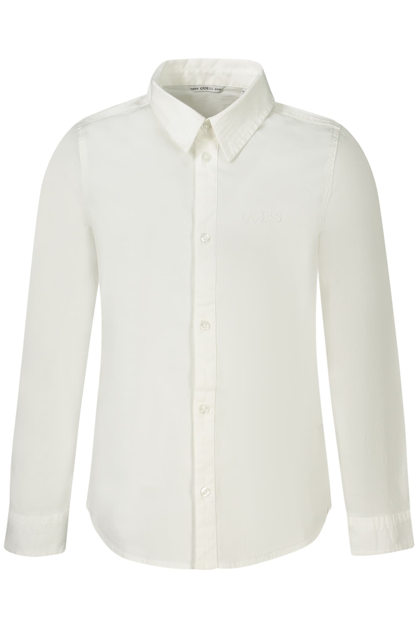 GUESS JEANS CAMICIA MANICHE LUNGHE BAMBINO BIANCO