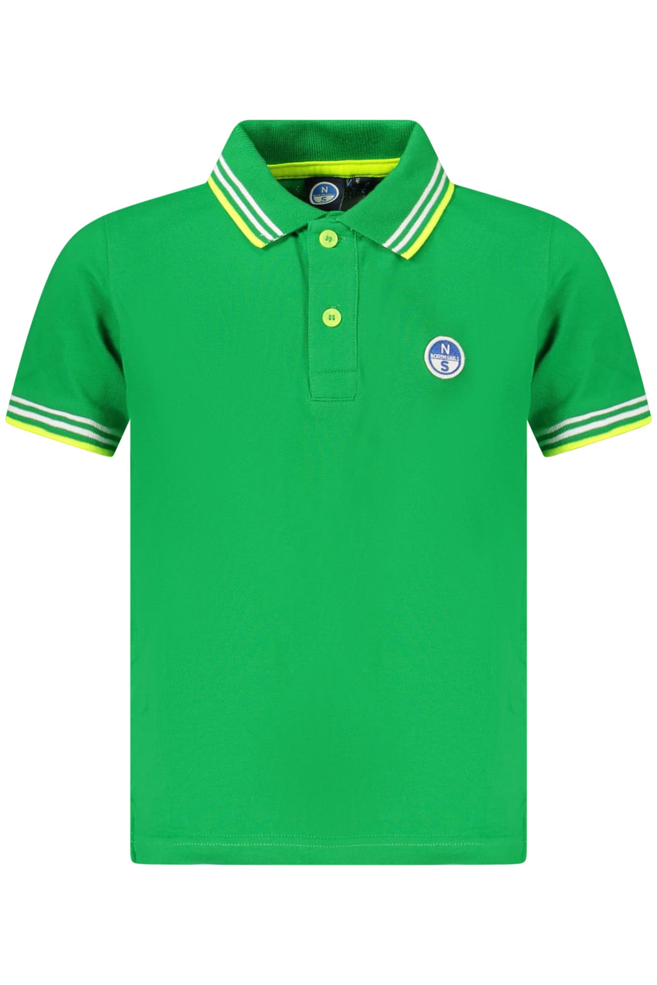 NORTH SAILS POLO MANICHE CORTE BAMBINO VERDE