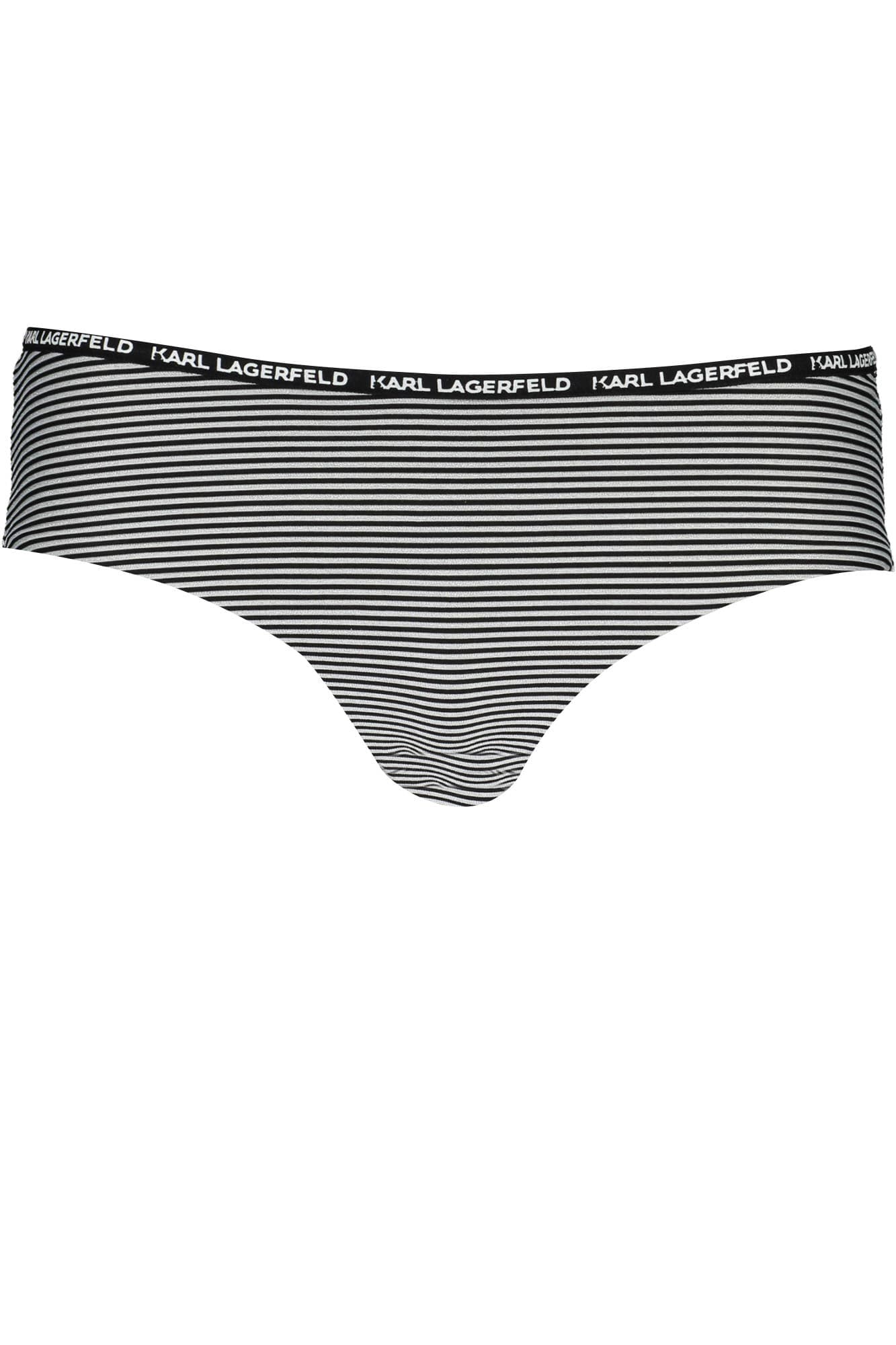 KARL LAGERFELD BEACHWEAR COSTUME PARTE SOTTO DONNA NERO