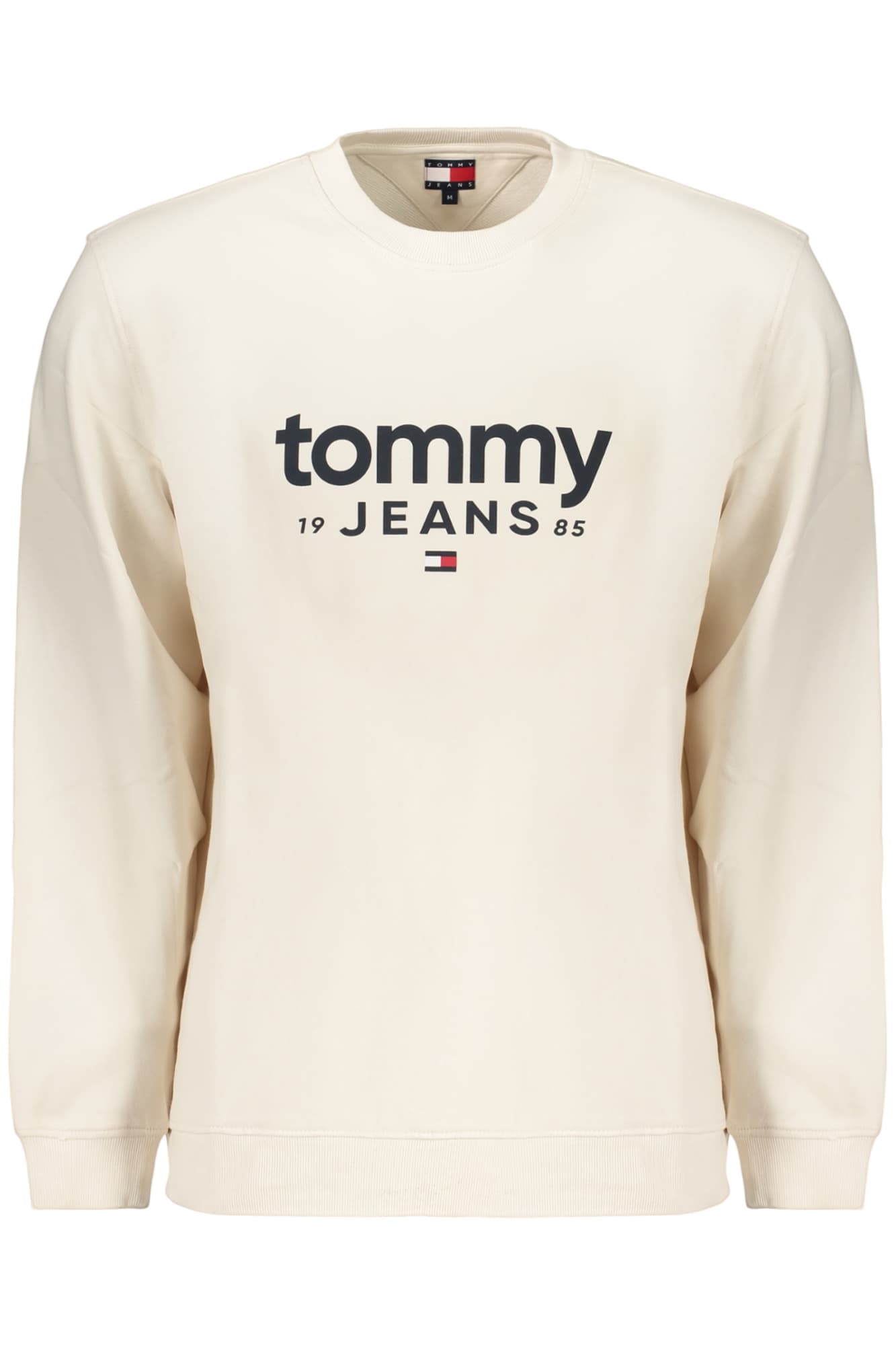 TOMMY HILFIGER FELPA SENZA ZIP UOMO BIANCO