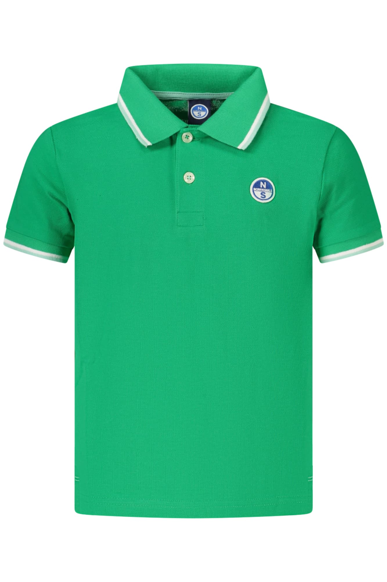 NORTH SAILS POLO MANICHE CORTE BAMBINO VERDE