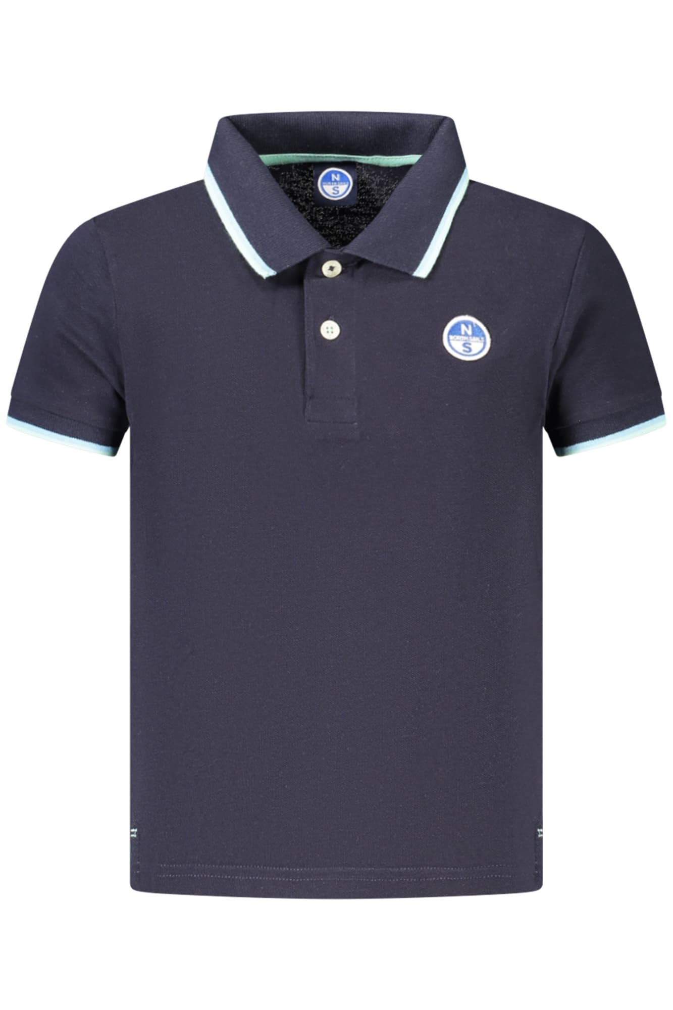 NORTH SAILS POLO MANICHE CORTE BAMBINO BLU
