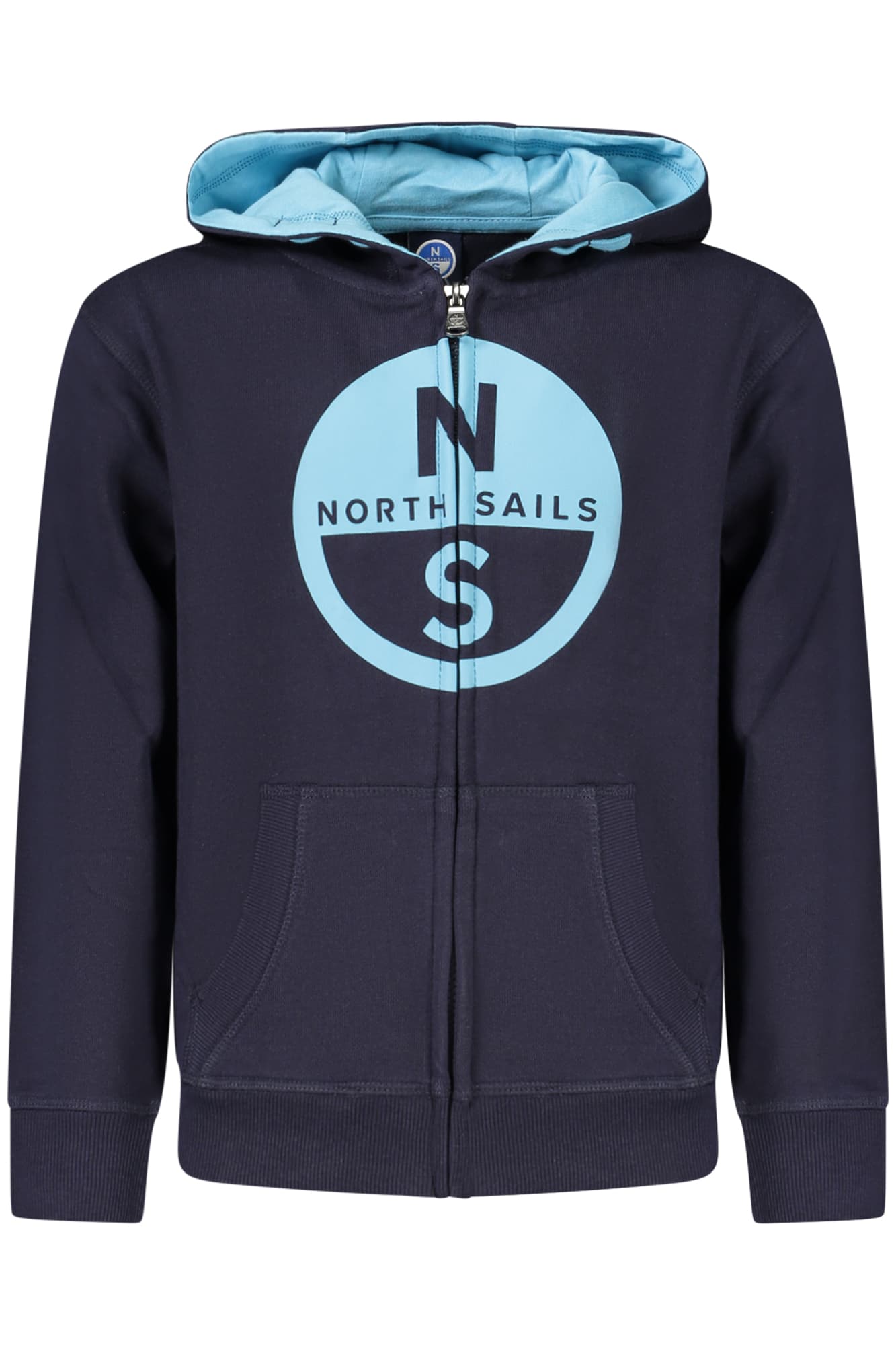 NORTH SAILS FELPA CON ZIP BAMBINO BLU