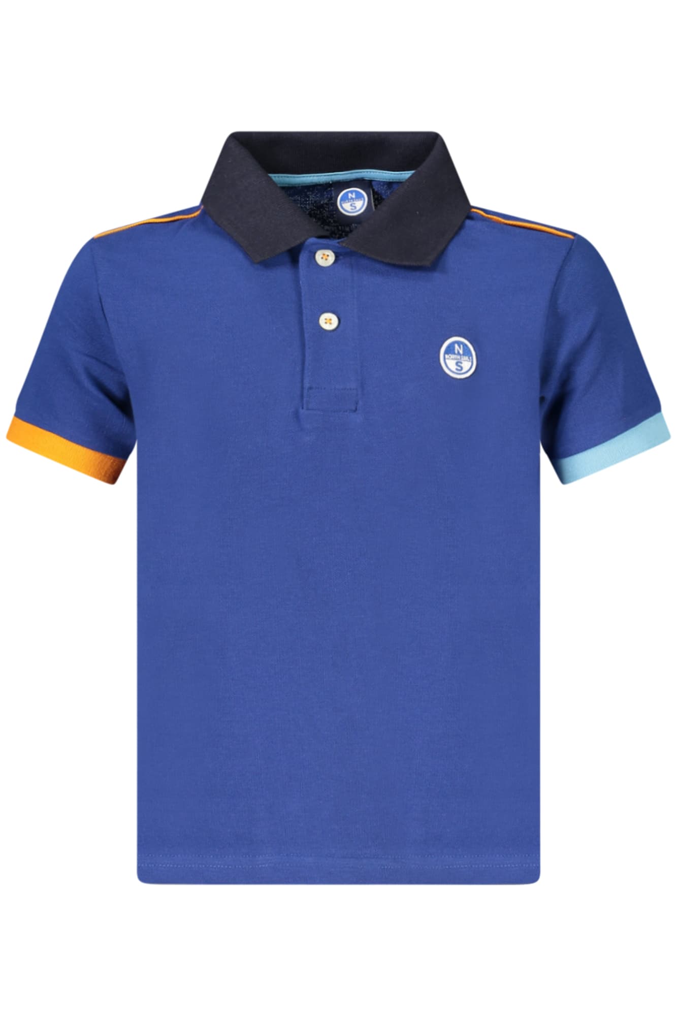NORTH SAILS POLO MANICHE CORTE BAMBINO BLU