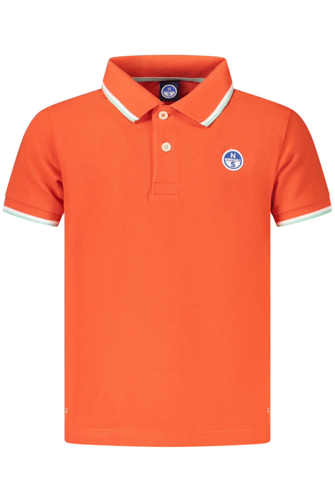 NORTH SAILS POLO MANICHE CORTE BAMBINO ARANCIO