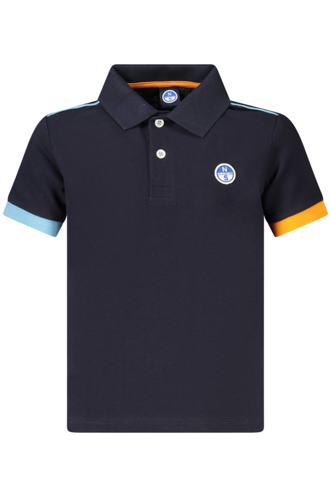 NORTH SAILS POLO MANICHE CORTE BAMBINO BLU