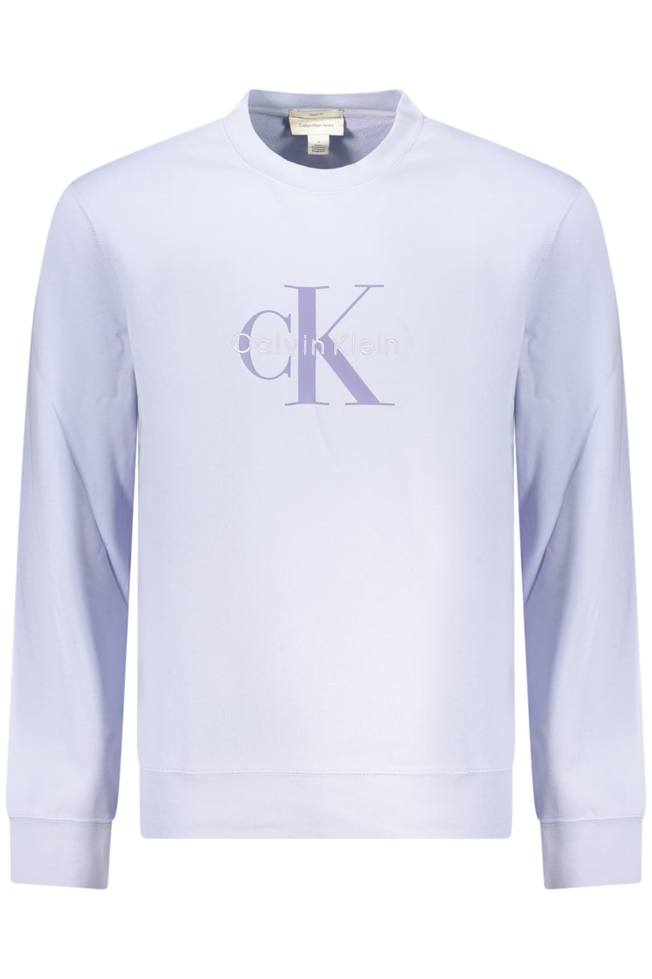 CALVIN KLEIN FELPA SENZA ZIP UOMO VIOLA