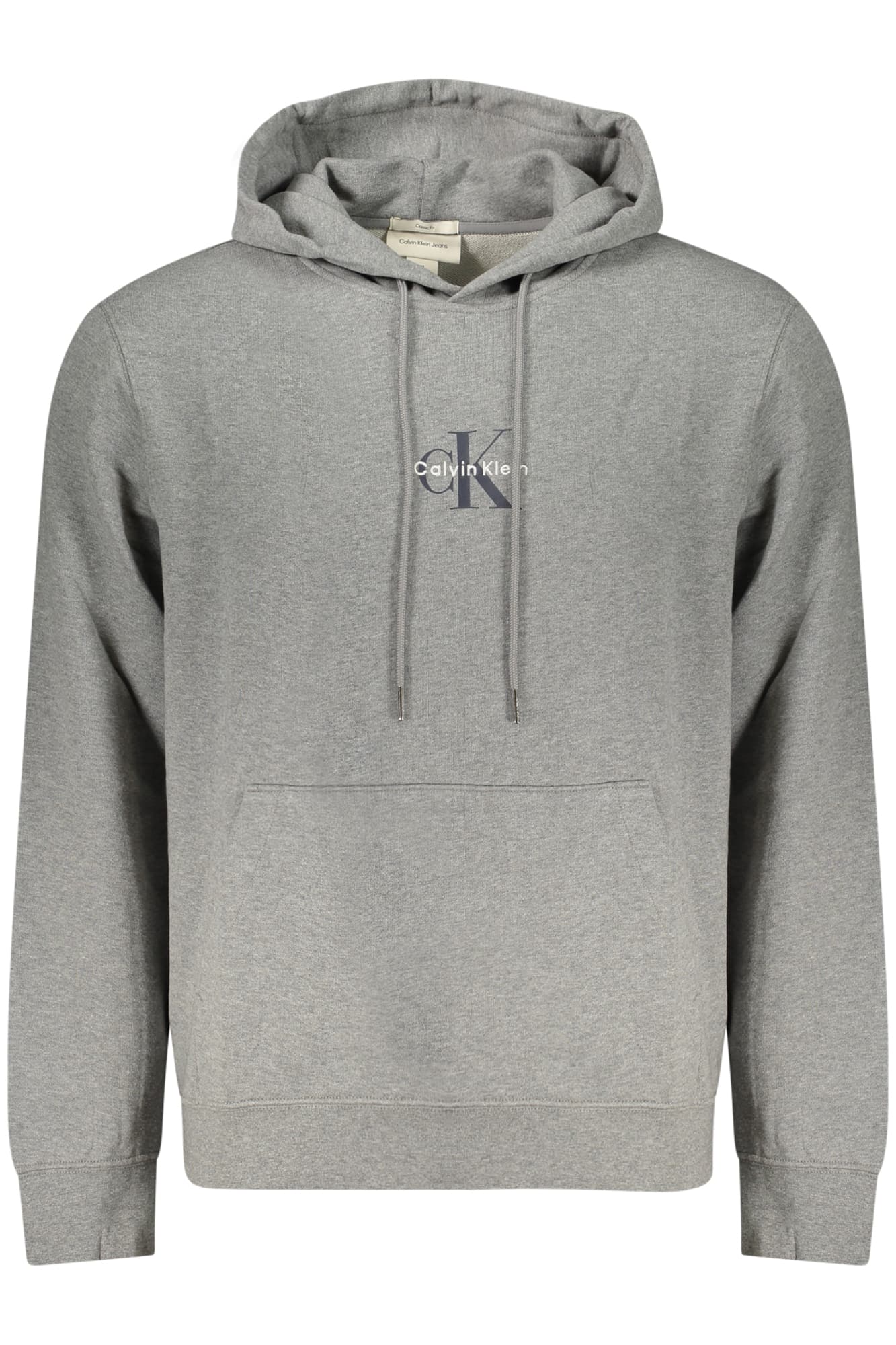 CALVIN KLEIN FELPA SENZA ZIP UOMO GRIGIO