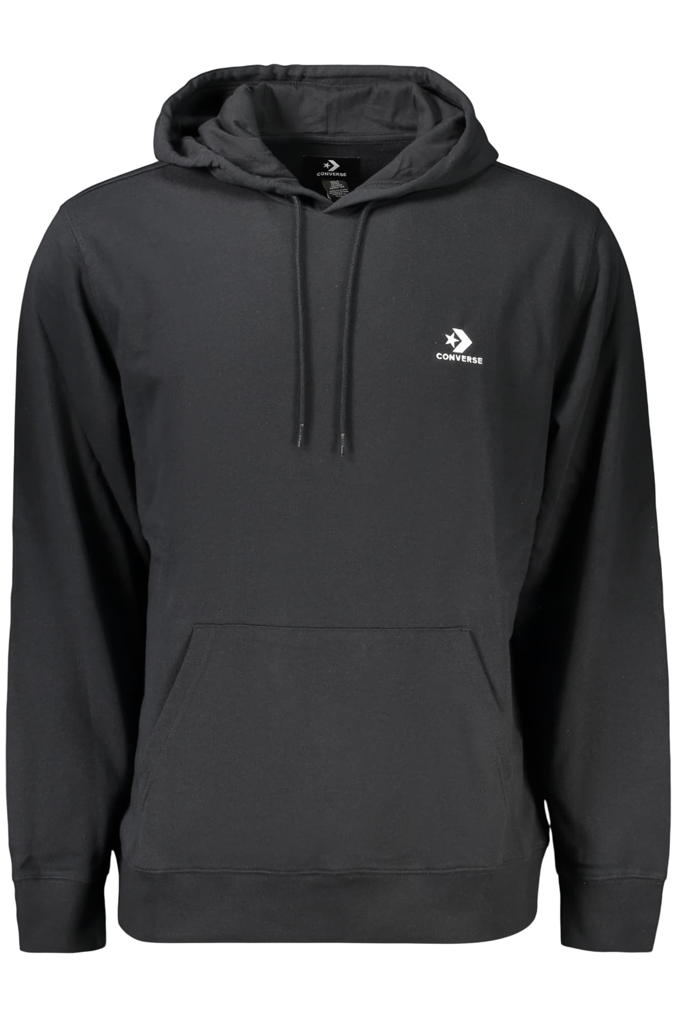 CONVERSE FELPA SENZA ZIP UOMO NERO