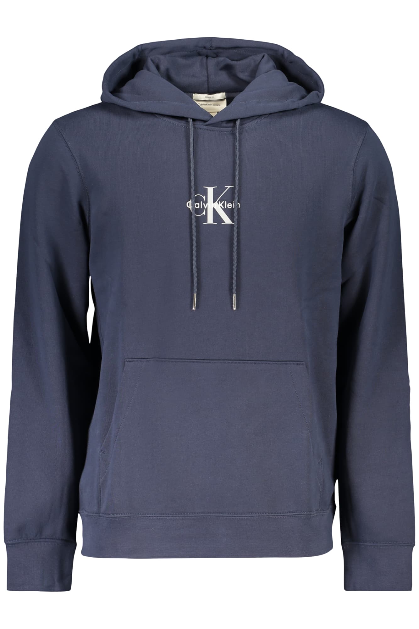 CALVIN KLEIN FELPA SENZA ZIP UOMO BLU