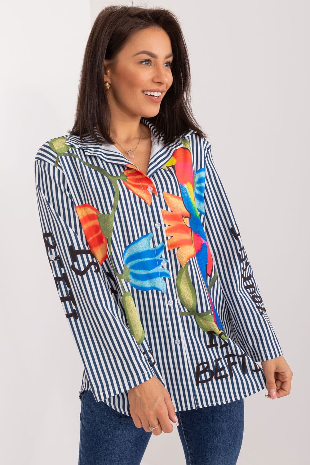 Camicia a manica lunga model 194187 Italy Moda