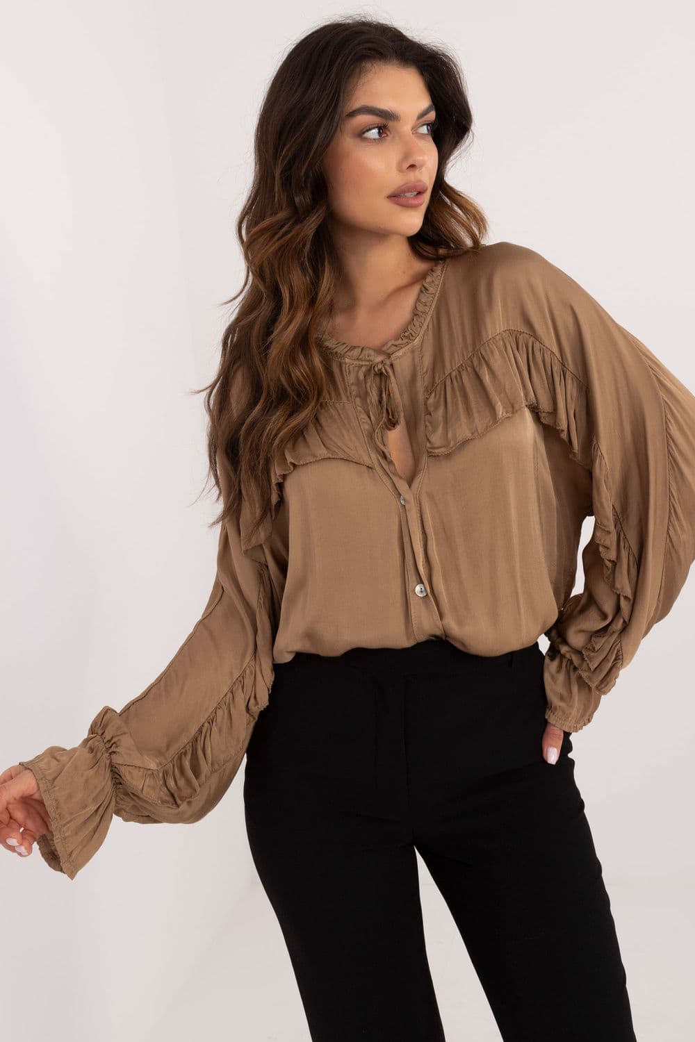 Camicia a manica lunga model 201354 Och Bella