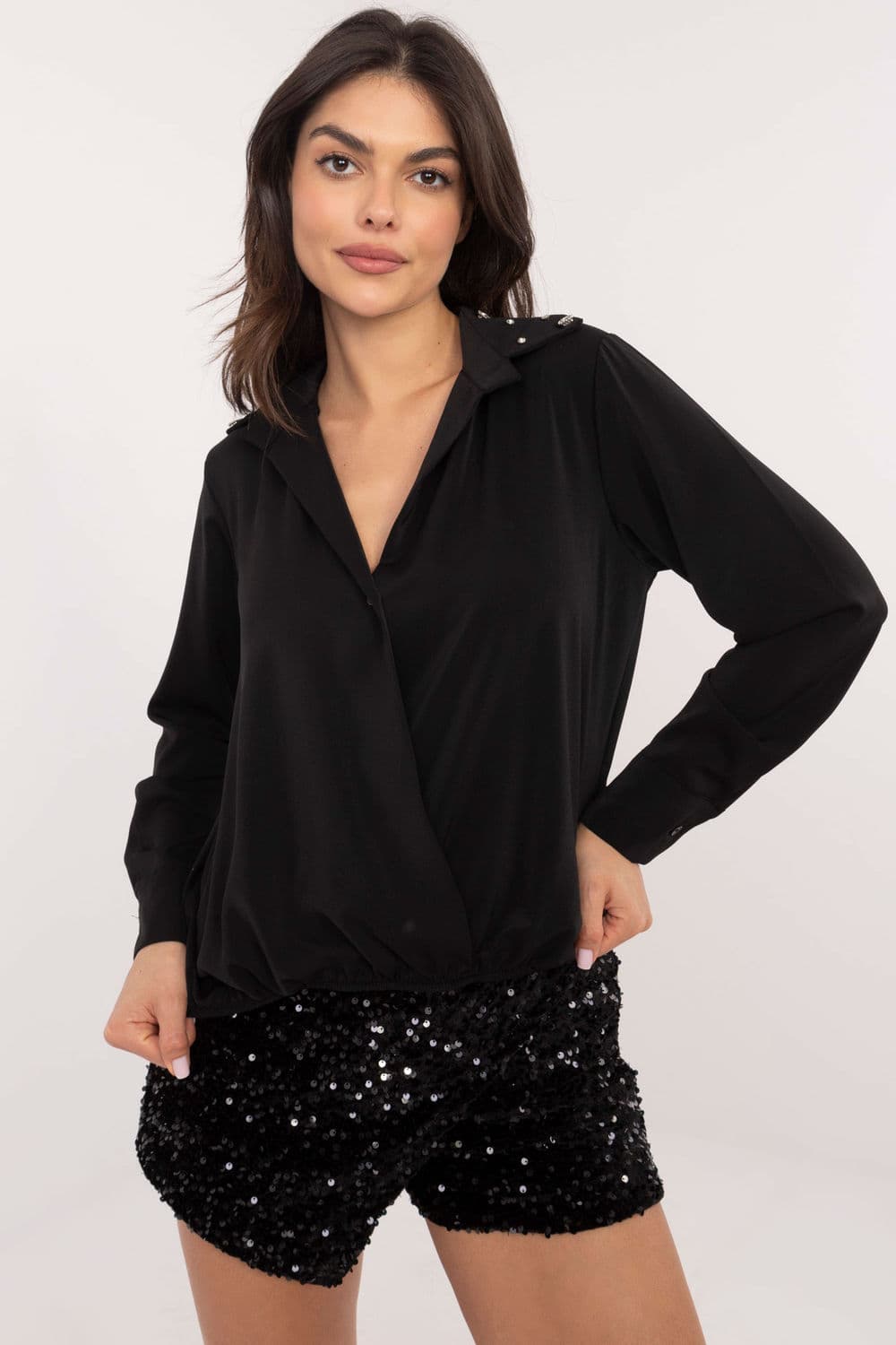 Camicia a manica lunga model 203102 Italy Moda
