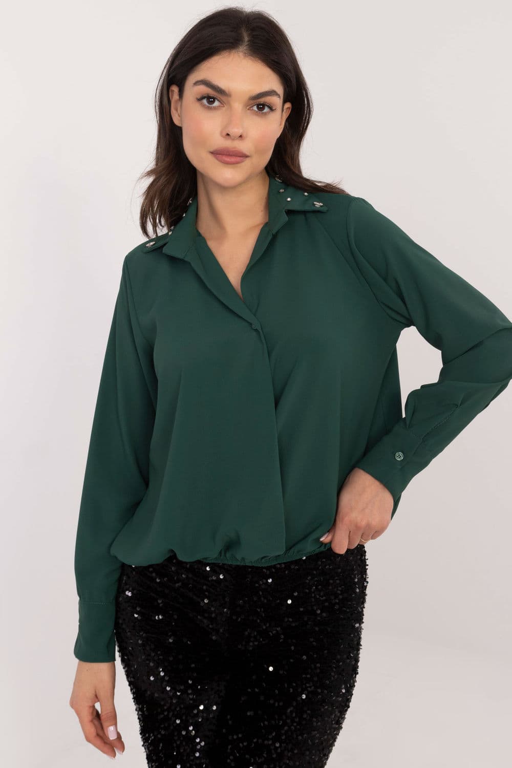 Camicia a manica lunga model 203103 Italy Moda