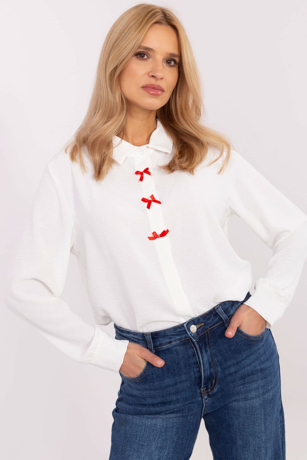Camicia a manica lunga model 204360 Italy Moda