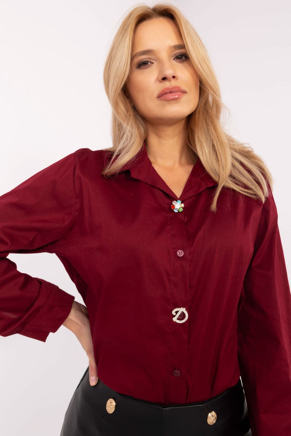 Camicia a manica lunga model 204380 Italy Moda