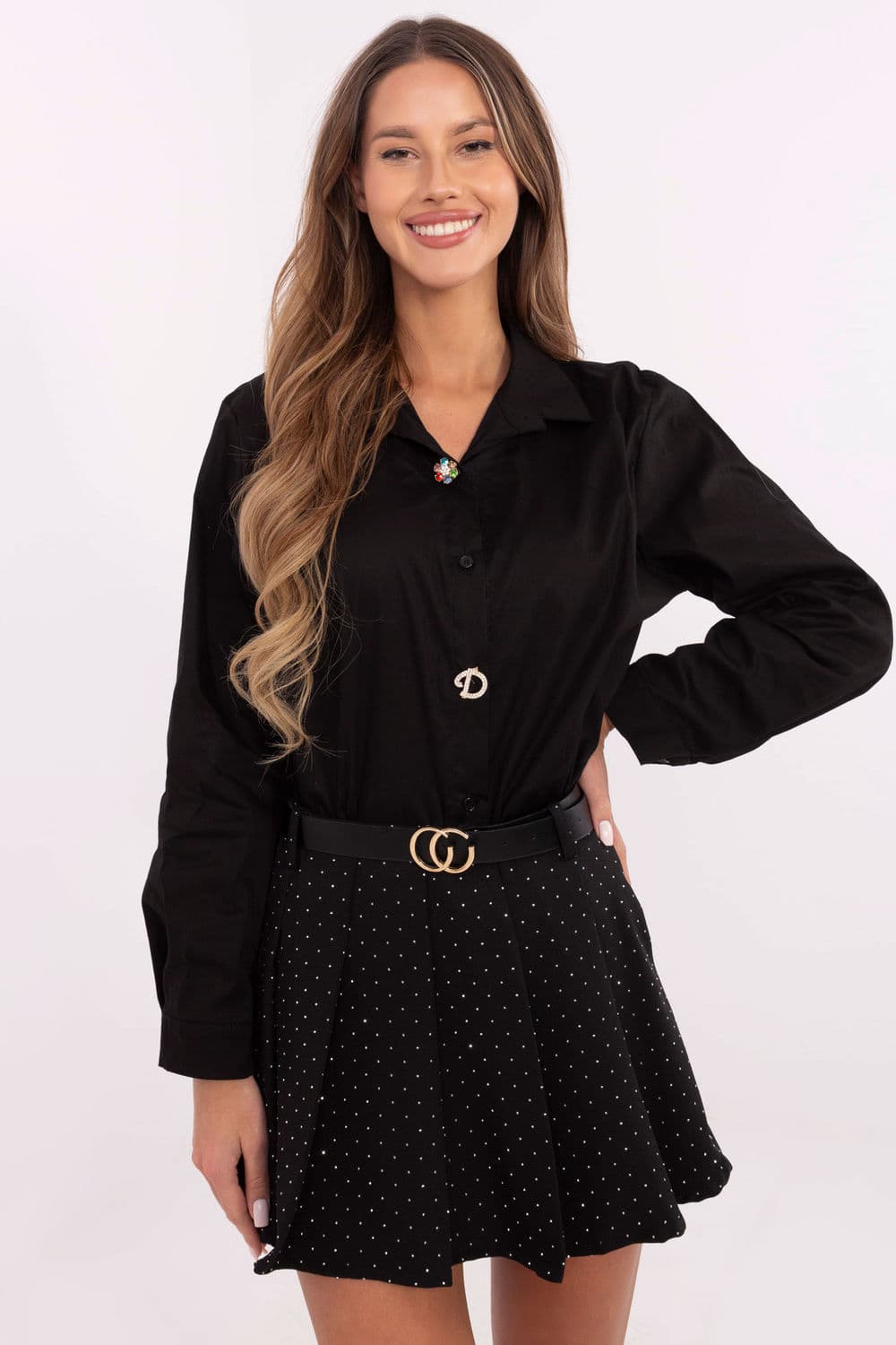 Camicia a manica lunga model 204396 Italy Moda