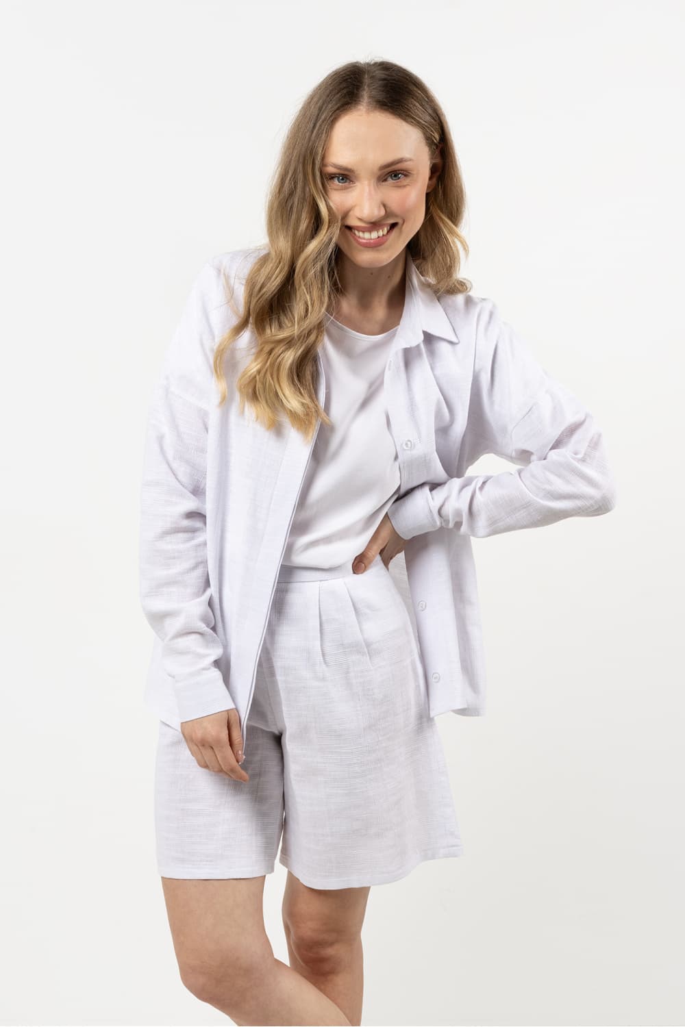 Camicia a manica lunga model 212189 awama