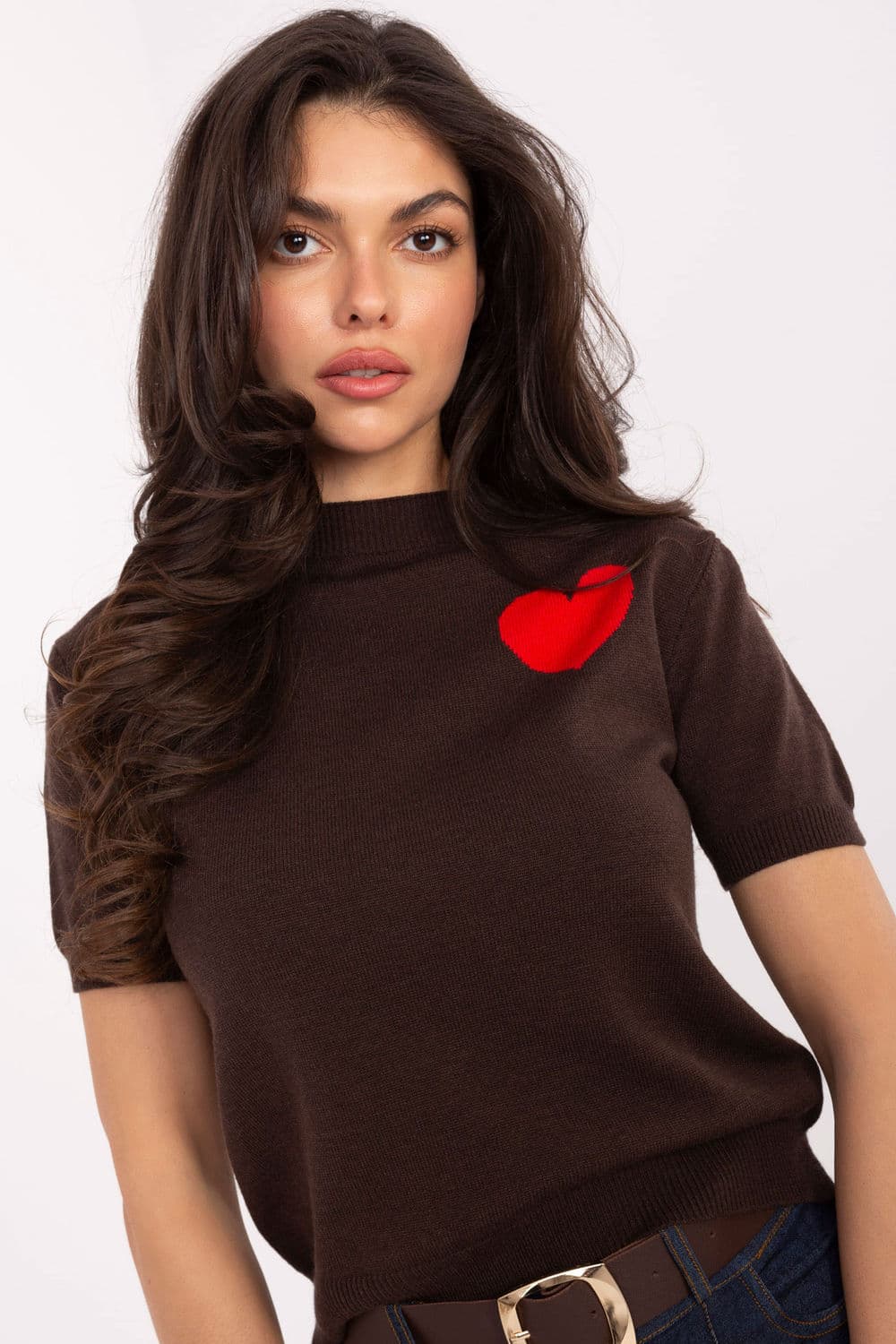 Maglione a manica corta model 219593 Factory Price