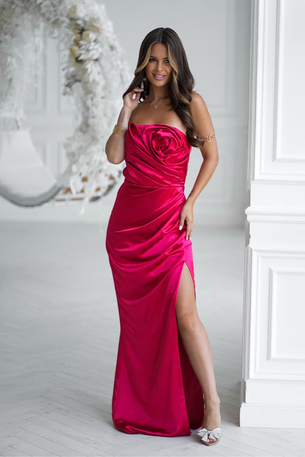 Vestito lungo model 219714 Bicotone