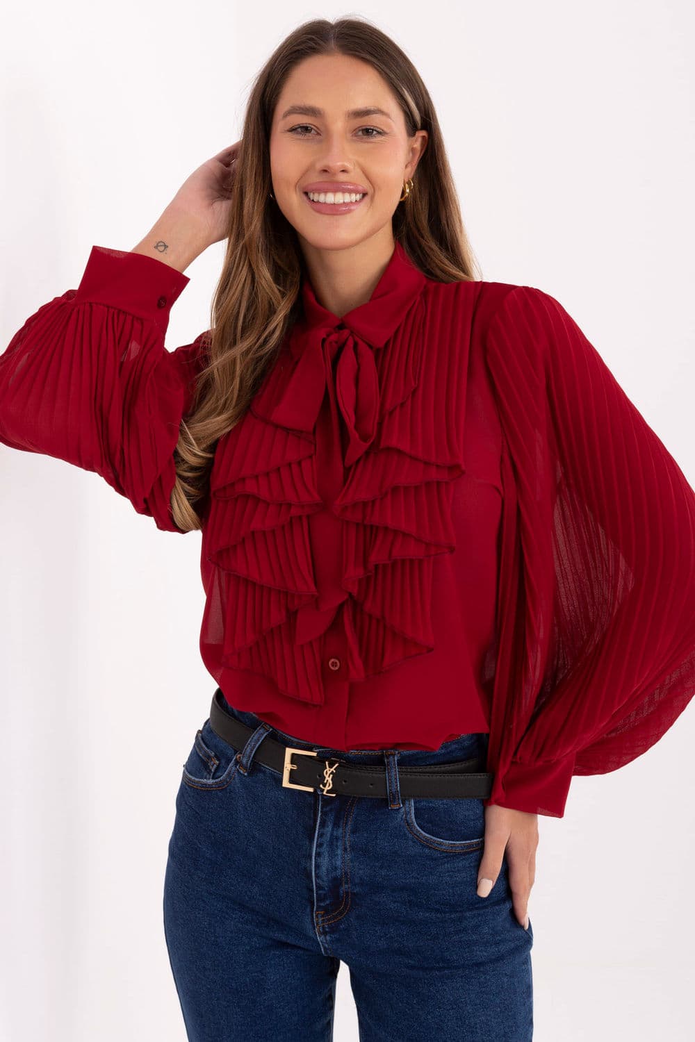 Camicia a manica lunga model 220301 Italy Moda