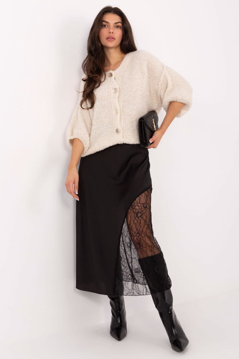 Gonna di pizzo model 220555 Rue Paris