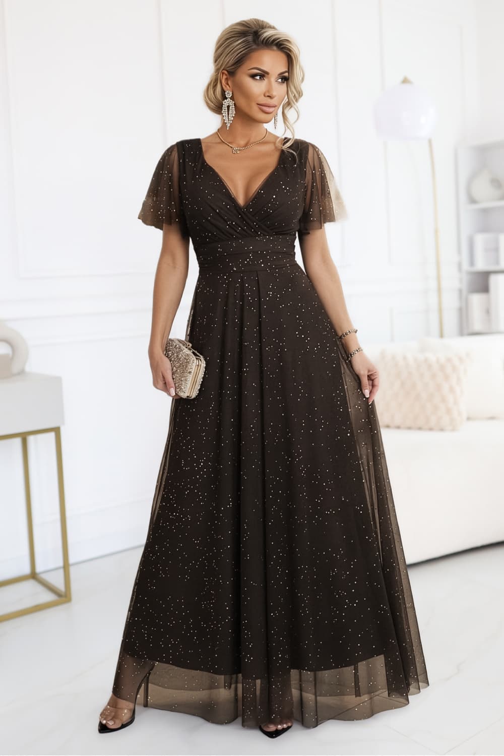 Vestito lungo model 221796 Numoco