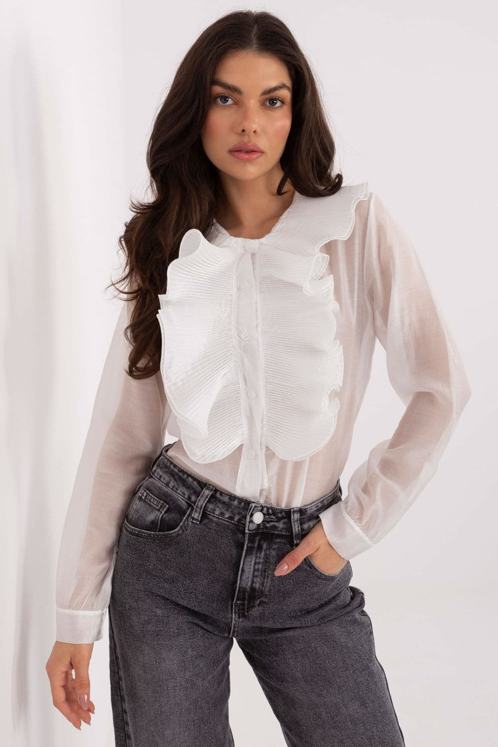 Camicia a manica lunga model 221874 Factory Price