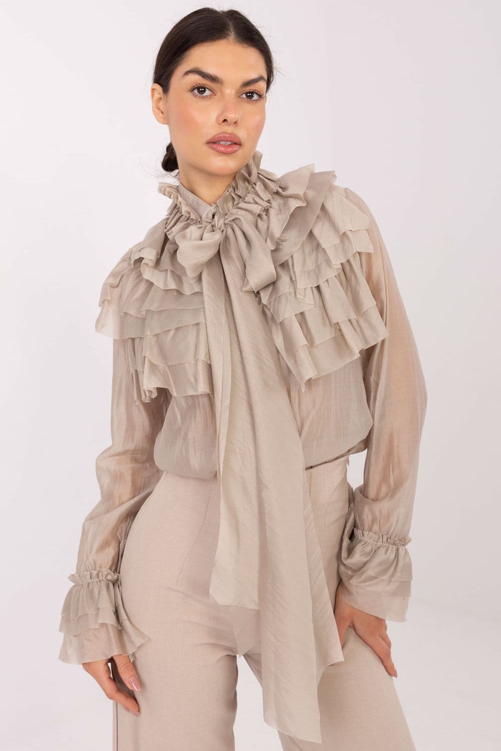 Camicia a manica lunga model 222081 Factory Price