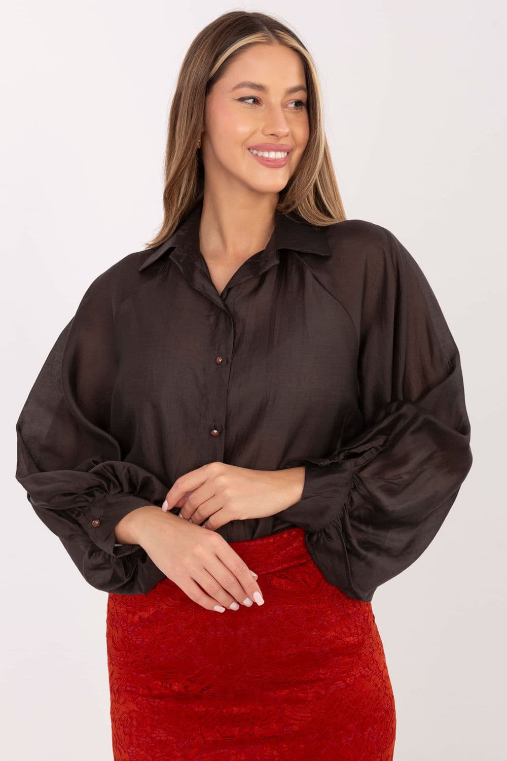 Camicia a manica lunga model 222086 Factory Price