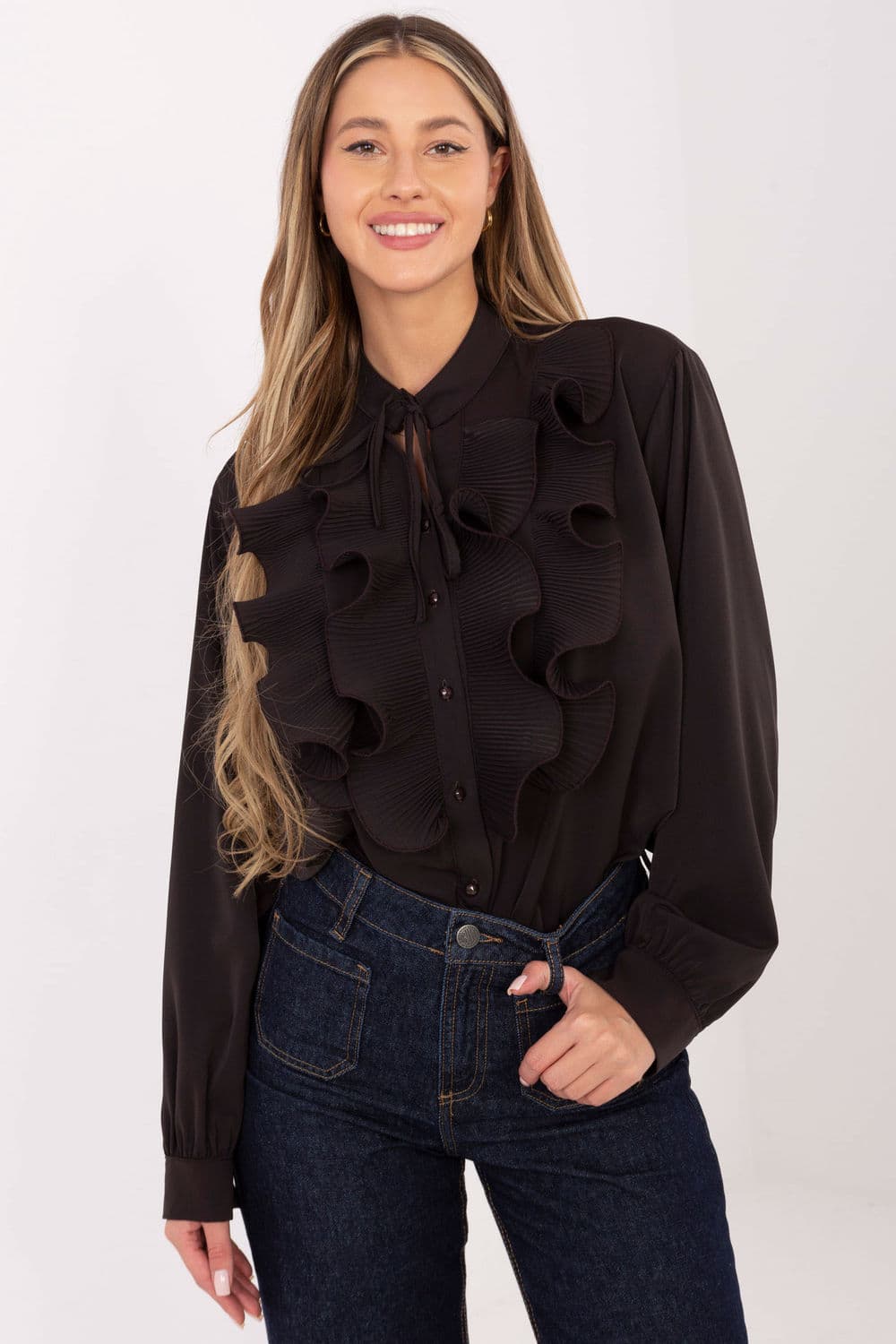 Camicia a manica lunga model 222121 Factory Price