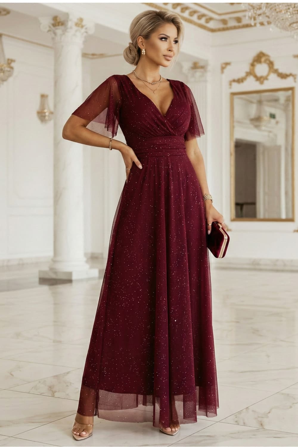 Vestito lungo model 222139 Numoco