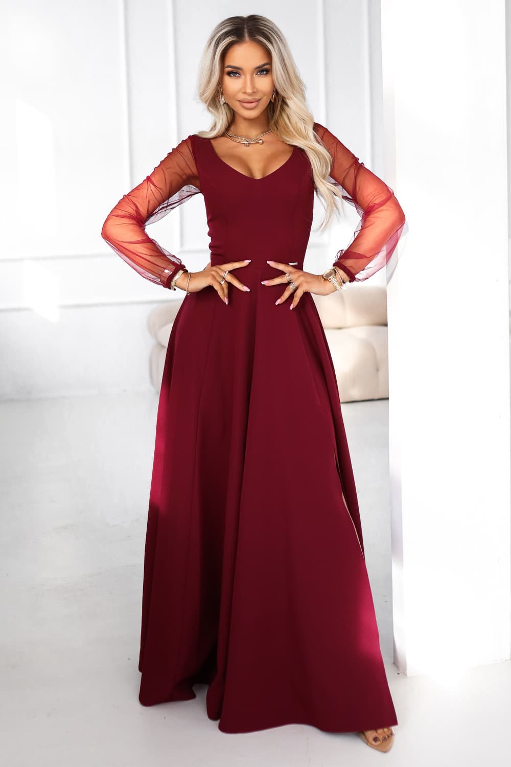 Vestito lungo model 222146 Numoco