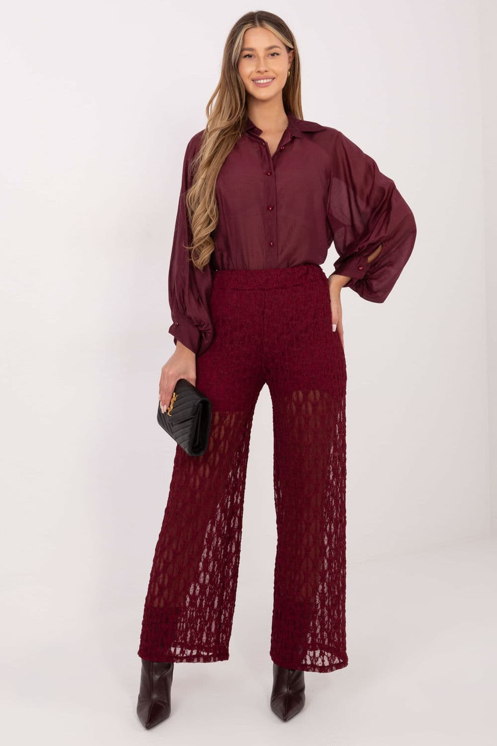 Pantaloni in pizzo model 222597 Italy Moda